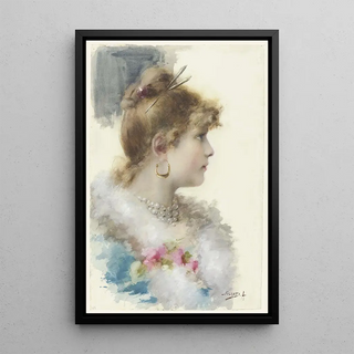 A Salanti - Buste van een jonge vrouw in profiel naar rechts.webp