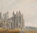 Abbaye de Melrose i Skottland - Thomas Girtin — vy av konstverket