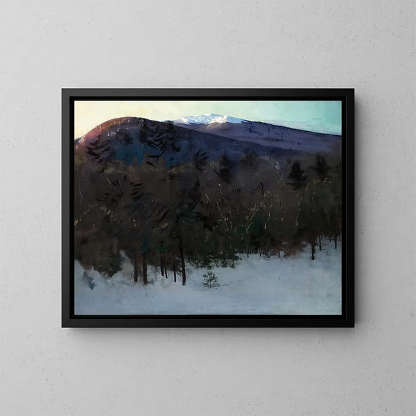 Mont Monadnock - Abbott Handerson Thayer — inramlat konstverk på väggen