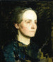 porträtt av kvinna Mlle Gertrude Bloede - Abbott Handerson Thayer — vy av konstverket