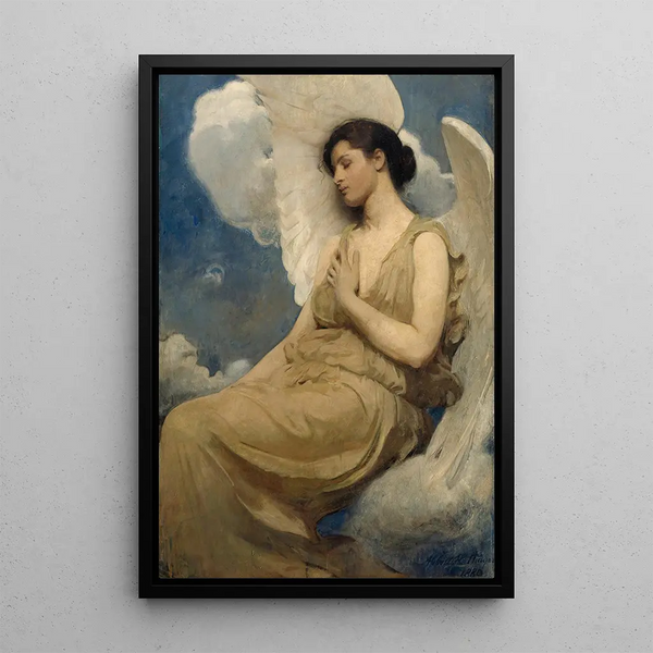 Reproduktion av målningen Flygande figur - Abbott Handerson Thayer