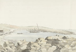 AbrahamLouisRodolphe Ducros - Gezicht op de haven van Luogo Vivo.webp