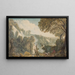 Les chutes d'eau à Tivoli - Abraham Louis Rodolphe Ducros — inramlat konstverk på väggen