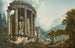 Tivoli, vy av Sibyllans tempel - Abraham Louis Rodolphe Ducros — vy av konstverket