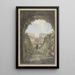 Reproduktion av målningen Villa Farnèse - Abraham Louis Rodolphe Ducros