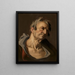 Tête d'un vieil homme - Abraham Bloemaert — inramlat konstverk på väggen
