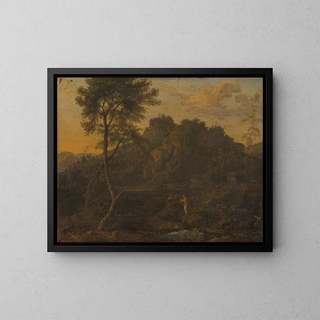 Abraham Genoels II - Nymph and Shepherd Making Music in a Landscape.webp