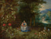 La Vierge et l'Enfant dans un paysage boisé - Abraham Govaerts — vy av konstverket