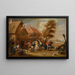 Foire de campagne - Abraham Teniers — inramlat konstverk på väggen