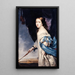 Christina de Suède 1626 89 - Abraham Wuchters — inramlat konstverk på väggen