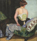 Akt av baksidan - Leo Putz — vy av konstverket