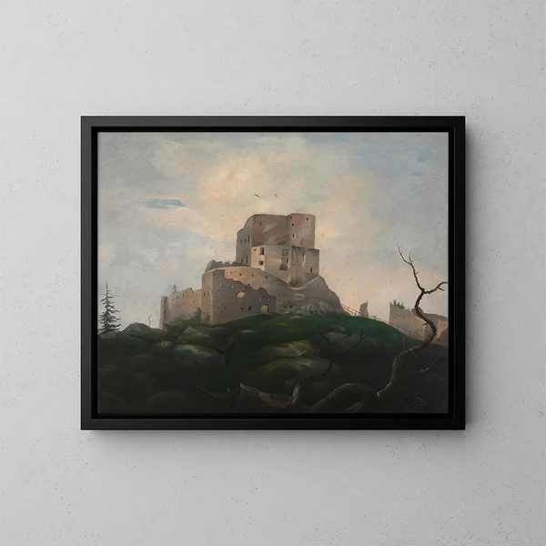 La ruine de Wittinghausen - Adalbert Stifter — inramlat konstverk på väggen