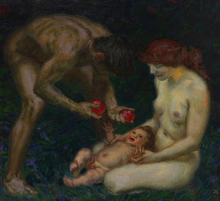 Adam et Ève, La Famille - Franz von Stuck