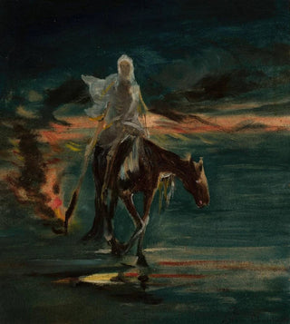 Adam Chmielowski - Death central section of the triptych Disaster sketch.webp