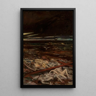 Adam Chmielowski - Pestilence righthand section of the triptych Disaster.webp