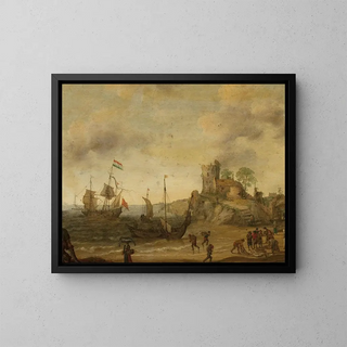 Adam Willaerts - Fishermen at the seaside.webp