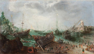 Adam Willaerts - Harbour scene.webp
