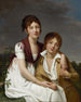 Portrait av Amélie Justine och Charles Édouard Pontois - Adèle Romany — vy av konstverket