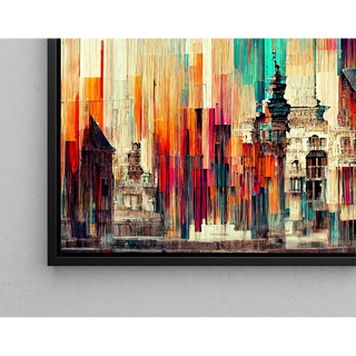 Abstrakt tavla - Kromatisk urban fusion
