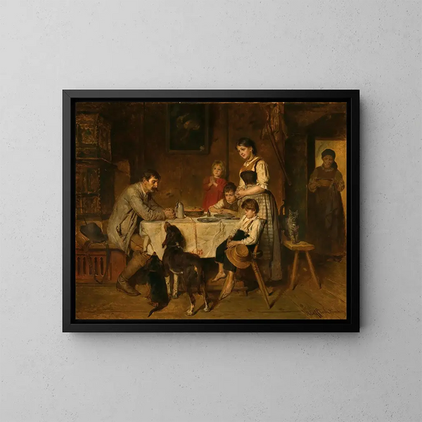 La Grâce - Adolf Eberle — inramlat konstverk på väggen