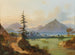 Lac dans un paysage de montagne - Adolf Heinrich Lier — vy av konstverket