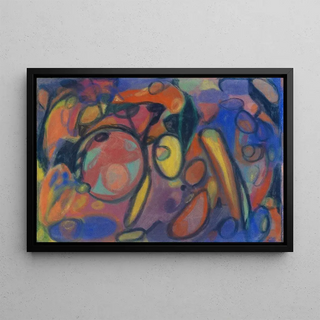 Adolf Hlzel - Komposition mit Kreis.webp