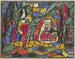 La Nativité - Adolf Hölzel — vy av konstverket