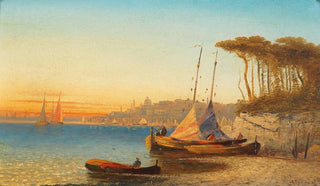 Adolf Kaufmann - Motiv am Meerbusen von Ischia bei Neapel.webp