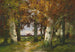 Landskapsbild av skog - Adolf Kaufmann — vy av konstverket