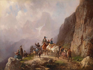 Adolf Schmidt - Stadtgesellschaft auf einer Bergtour.webp