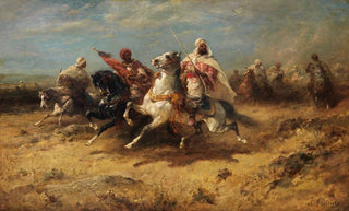Adolf Schreyer - Arabische Reiter.webp