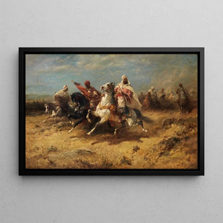 Adolf Schreyer - Arabische Reiter.webp
