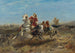 La Chasse - Adolf Schreyer — vy av konstverket