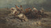 La ruée - Adolf Schreyer — vy av konstverket