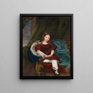 Adolf Theer - Portrait of a Young Lady.webp