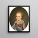 Kronprins Le Dauphin Louis-Joseph-Xavier-François av Frankrike 1781-1789 - Adolf Ulrik Wertmüller — inramlat konstverk på väggen