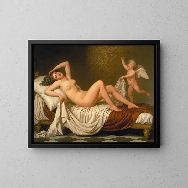 Dana et la pluie d'or - Adolf Ulrik Wertmüller — inramlat konstverk på väggen