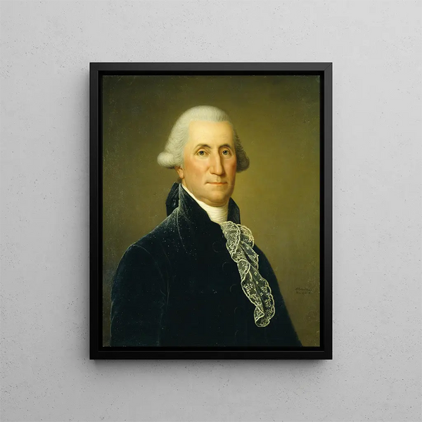 George Washington - Adolf Ulrik Wertmüller — inramlat konstverk på väggen