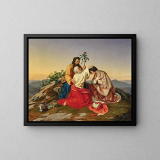 Adolf Weidlich - Aaron blessing Eleazar.webp