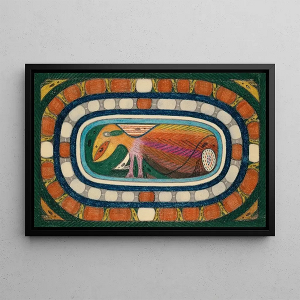 Adolf Wlfli - Die Delphine Ein absolutt ungefhrlicher RiesenVogel.webp