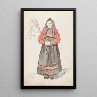 Adolph Tidemand - Aslaug Bjrnsdatter Moseb Sauland.webp