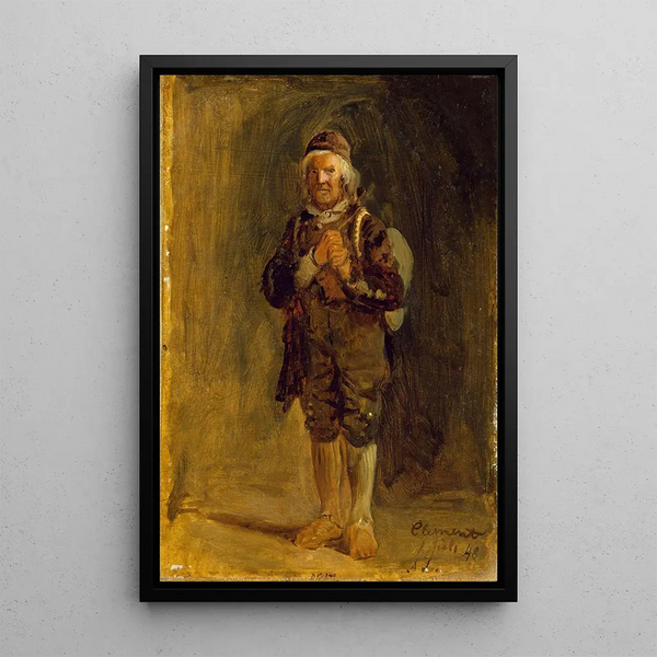 Reproduktion av målningen Clement Ringnes de Sigdal - Adolph Tidemand
