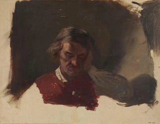 Adolph Tidemand - Farmer Study for Low Church Devotion.webp