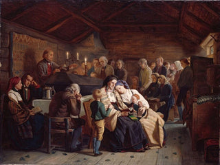 Adolph Tidemand - Funeral Feast.webp