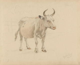Adolph Tidemand - Ku med horn.webp