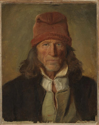 Adolph Tidemand - Portrait of a Farmer from Vossevangen.webp