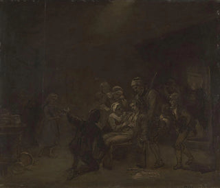Adolph Tidemand - Sketch for The Return of the Bear Hunter.webp
