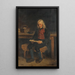 Reproduktion av målningen Le Lecteur Jan Tanne - Adolph Tidemand