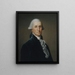 George Washington - Adolph Ulrich Wertmüller — inramlat konstverk på väggen