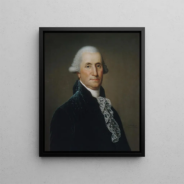George Washington - Adolph Ulrich Wertmüller — inramlat konstverk på väggen